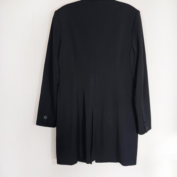 Georgiou Studio Black Long Jacket, Size 10 - Picture 5 of 9